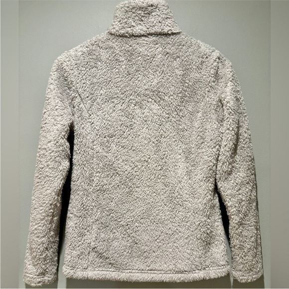 PATAGONIA | Los Gatos 1/4 Zip Fleece Fuzzy Collared Salt Grey Pullover - Picture 5 of 6